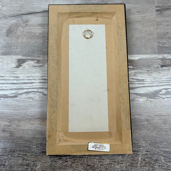 Antique French Chocolat Guérin-Boutron Trade Cards in Framed Plaid Mat - Picture 5 of 6